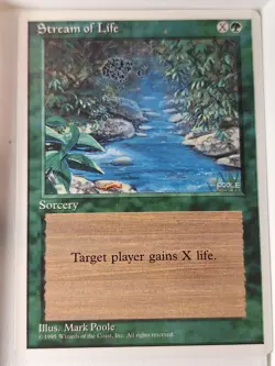 Stream of Life - 4th Edition Core Set - Magic the Gathering MTG Nice! - Image 1
