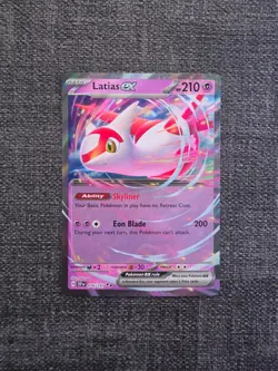 Pokemon TCG Surging Sparks Latias EX Double Rare Card 076/191 - Image 1