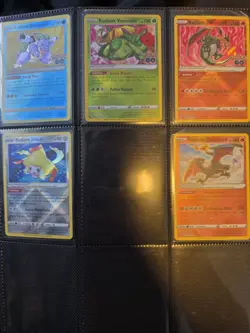 Pokemon TCG Pokemon GO Radiant Holo Lot 14 Cards Charizard Alakazam Blastoise - Image 2