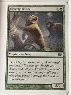 Grizzly Bears - 8th Edition Core Set - Magic the Gathering MTG Nice! - Image 1