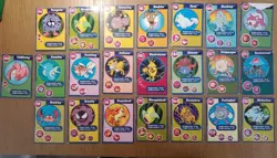 Pokemon The First Movie Collectible Card Scenes Lot - 22 Cards - Mixed Condition - Image 1