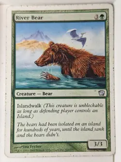 River Bear - (MP) 9th Edition Core Set - Magic the Gathering MTG - Image 1