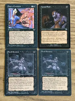 Vintage MTG Black Graveyard Zombie Lot Old Border Magic Cards Shallow Grave - Image 4