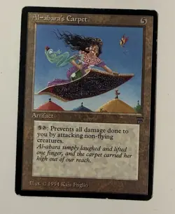 Mtg Al-Abara's Carpet Legends Reserved List Rare Magic the Gathering Card - Image 1