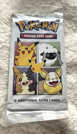 Pokemon 25th Anniversary General Mills Cereal Trading Card Booster Pack Lot (12) - Image 2
