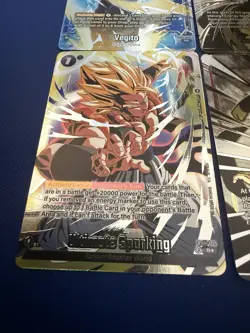 Dragon Ball Super Card Game Ultimate Sparking & Vegito FB04-046 Foil. 4 Card Lot - Image 2