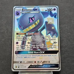 Pokemon Banette GX Card SV61/SV94 Hidden Fates NM - Image 1