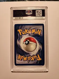 Pokemon TCG Base Set Charizard Holo Rare Card 1999 Unlimited, PSA 7 NM - Image 2