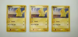 Pikachu MP 6/10 - EX Trainer Kit Latias & Latios - Pokemon 2004 - 3 CARD LOT - Image 1