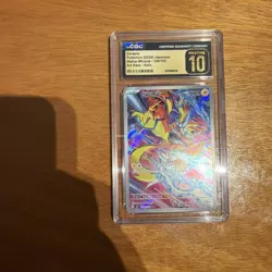 CGC 10 Pristine Zeraora 109/102 AR Art Rare Stellar Miracle sv7 Pokemon Card - Image 3