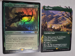 MTG THE SHIRE FULL ART AND LEGOLAS FOIL EX-MINT FREE SHIP!!! - Image 1