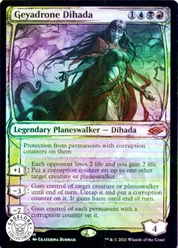 MTG Geyadrone Dihada (Showcase) (367) | LP Foil | Modern Horizons 2 (MH2) - Image 1
