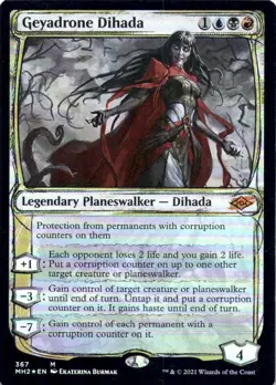 MTG Geyadrone Dihada (Showcase) (367) | LP Foil | Modern Horizons 2 (MH2) - Image 2