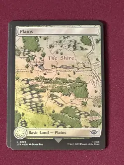 MTG The Lord of the Rings: Tales of Middle Earth L 0273 Plains FOIL Magic - Image 1