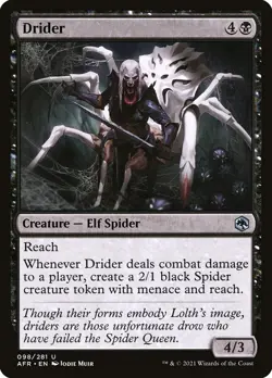 MTG Drider Adventures in the Forgotten Realms #98 Uncommon Magic The Gathering - Image 1