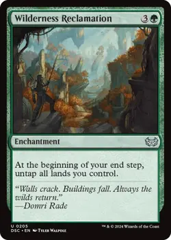 Wilderness Reclamation 205 Uncommon Commander: Duskmourn: House of Horror NM - Image 1