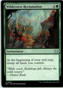 Wilderness Reclamation 205 Uncommon Commander: Duskmourn: House of Horror NM - Image 2