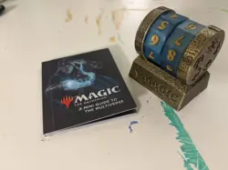 Magic: The Gathering Deluxe Life Counter + Mini Magic Guide Book NO ORIGINAL BOX - Image 1