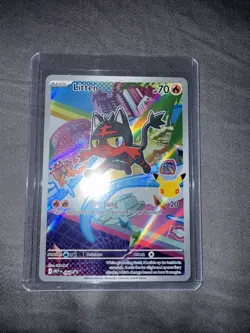 Litten Holo Mega Evo Promo Pokemon Card Collection 44 NM - Image 1
