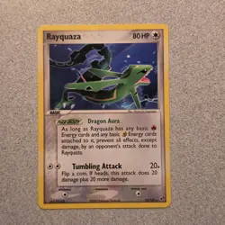 Rayquaza 22/107 EX Deoxys Non Holo Pokemon 2005 - Image 1