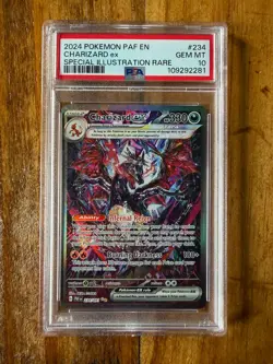 POKEMON TCG - PALDEAN FATES - CHARIZARD EX 234/091 - PSA 10 - Image 1