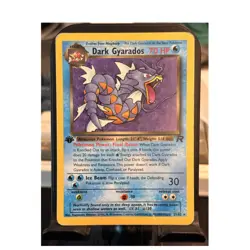Pokemon Dark Gyarados 25/82 Team Rocket 1st Edition Rare Regular 70 HP EN - Image 1