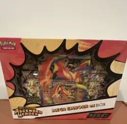 Pokemon Mega Emboar-EX Box Mega Evolution Ascended Heroes Promo Oversized Card - Image 1