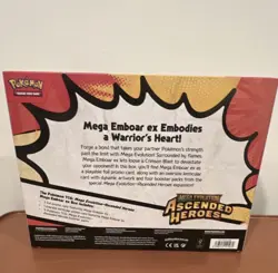 Pokemon Mega Emboar-EX Box Mega Evolution Ascended Heroes Promo Oversized Card - Image 2