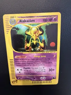 Alakazam Holo Rare H1/H32 Expedition 2003 Pokemon TCG English 100 HP - Image 1