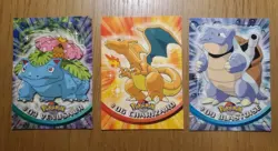 Pokemon Vintage Topps Lot - Venusaur, Charizard, Blastoise - Image 1