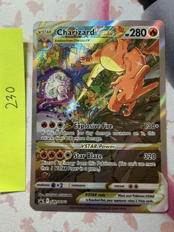 Pokemon TCG Charizard VSTAR UPC SWSH262 Promo NM - Image 1
