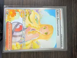 Lillie's Determination 184/132 Special Illustration Rare Mega Evolution Pokemon - Image 3