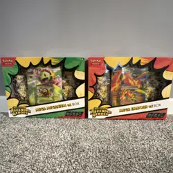 Pokemon TCG Ascended Heroes Mega Meganium ex & Mega Emboar ex Promo Booster Kits - Image 1