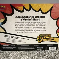 Pokemon TCG Ascended Heroes Mega Meganium ex & Mega Emboar ex Promo Booster Kits - Image 2