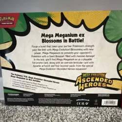 Pokemon TCG Ascended Heroes Mega Meganium ex & Mega Emboar ex Promo Booster Kits - Image 3