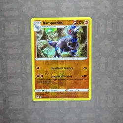 Pokemon TCG Rampardos 077/189 Astral Radiance ASR Reverse Holo Rare SWSH 2022 NM - Image 1