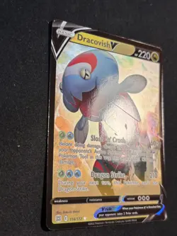 Dracovish V 114/172 Holo V Rare Brilliant Stars Pokemon Near Mint - Image 2