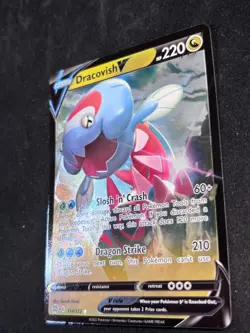 Dracovish V 114/172 Holo V Rare Brilliant Stars Pokemon Near Mint - Image 3