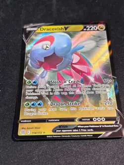 Dracovish V 114/172 Holo V Rare Brilliant Stars Pokemon Near Mint - Image 4