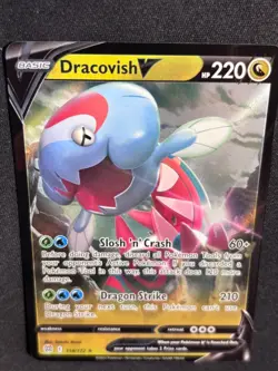 Dracovish V 114/172 Holo V Rare Brilliant Stars Pokemon Near Mint - Image 5