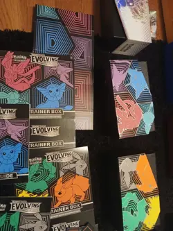 Pokemon Empty Etb Lot Evolving Skies, Prismatic, Celebrations - Image 4