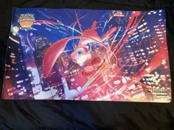 Pokemon Fusion Strike Mew VMAX Playmat Regional Championships Extremely Rare - Image 1
