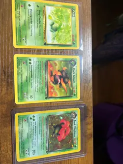 Pokemon HOLO Dark Vileplume 30/82 Team Rocket , Dark Gloom 36/82 Oddish 63/82 - Image 1