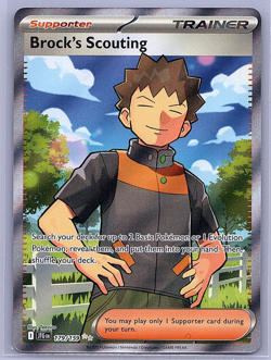 Pokemon Brock's Scouting - Ultra Rare SV09: Journey Together 179/159 NM - Image 1