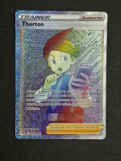 Thorton 210/196 Lost Origin Secret Rainbow Rare Pokemon TCG NM/MINT - Image 1