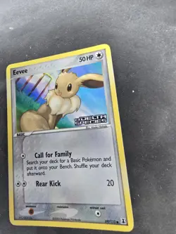Pokemon Eevee 69/113 Delta Species Reverse Holo Rare! Stamped - Image 2