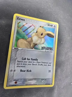 Pokemon Eevee 69/113 Delta Species Reverse Holo Rare! Stamped - Image 3