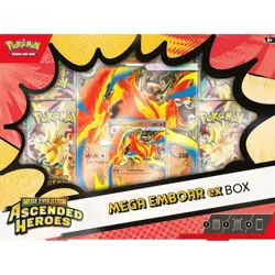 Pokemon TCG Mega Evolution ASCENDED HEROES Mega EMBOAR ex Box - Factory Sealed - Image 1