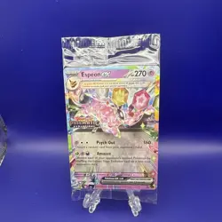 Espeon EX Pokemon Prismatic Evolutions STAMPED Promo 034/131 SEALED - Image 1