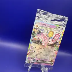 Espeon EX Pokemon Prismatic Evolutions STAMPED Promo 034/131 SEALED - Image 2